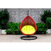 Sehr einzigartig und langlebig Outdoor Patio Garten Wicker Swing Stuhl Poly Rattan Hängematte